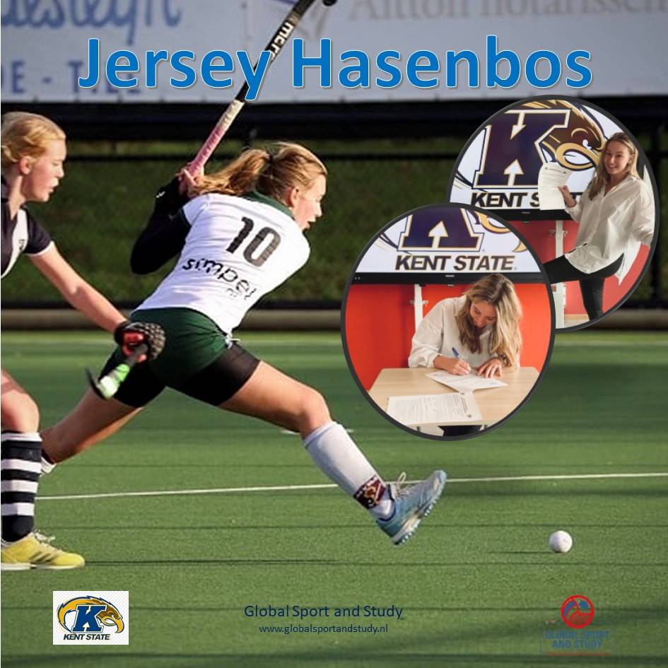 Jersey Hasenbos maakt overstap naar Kent State University