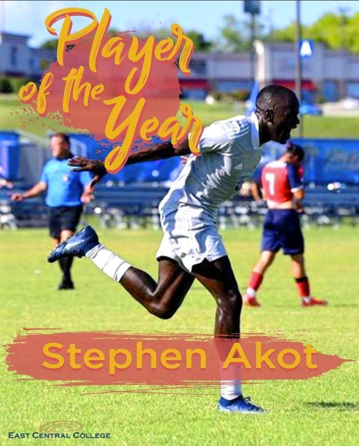 Stephen Akot, Soccer Player of the Year!