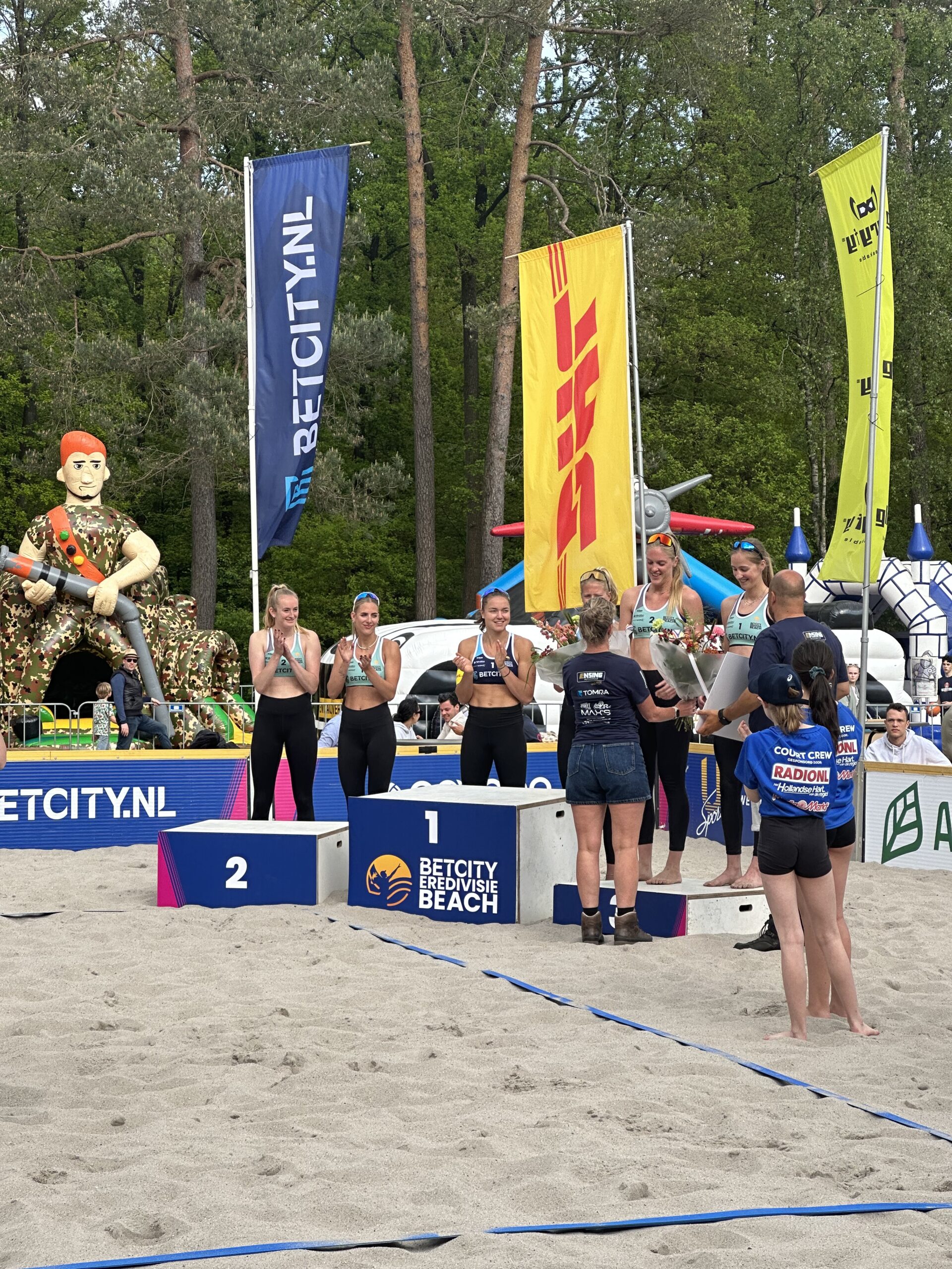 Lisa Luini bronzen medaille Eredivisie!