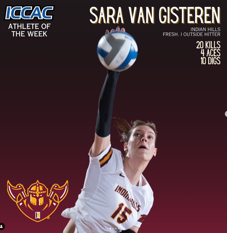 Sara van Gisteren Athlete of the Week!